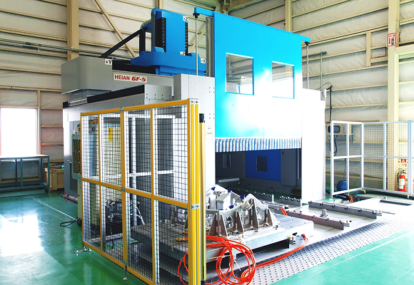 NC5軸加工機